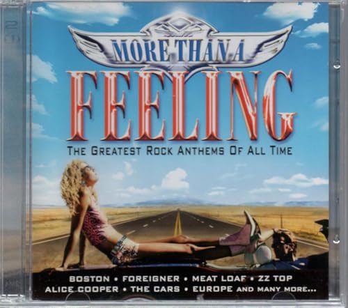 CD cover for More Than A Feeling featuring a woman reclining on a car.