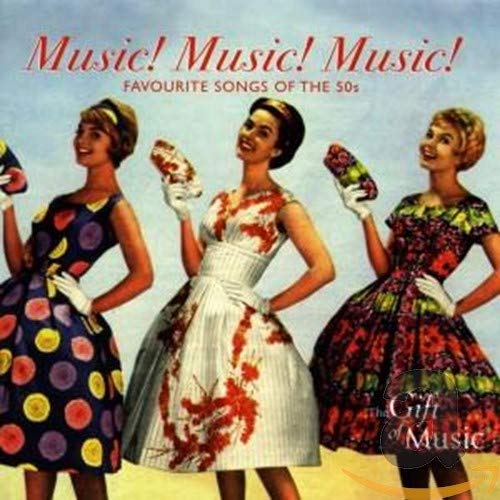 CD cover: three smiling women in 1950s dresses holding records.