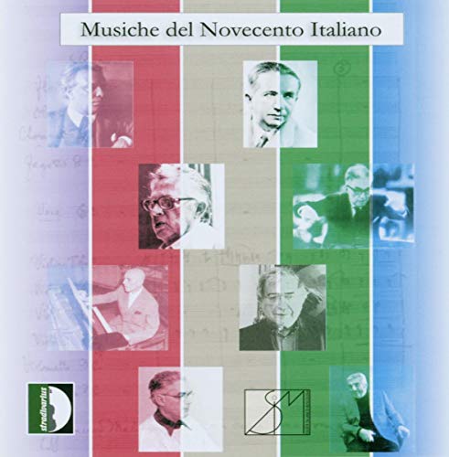 CD cover featuring portraits of composers in colored vertical panels.
