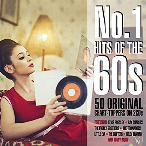 CD cover: woman holding records, text "No.1 Hits of the 60s".