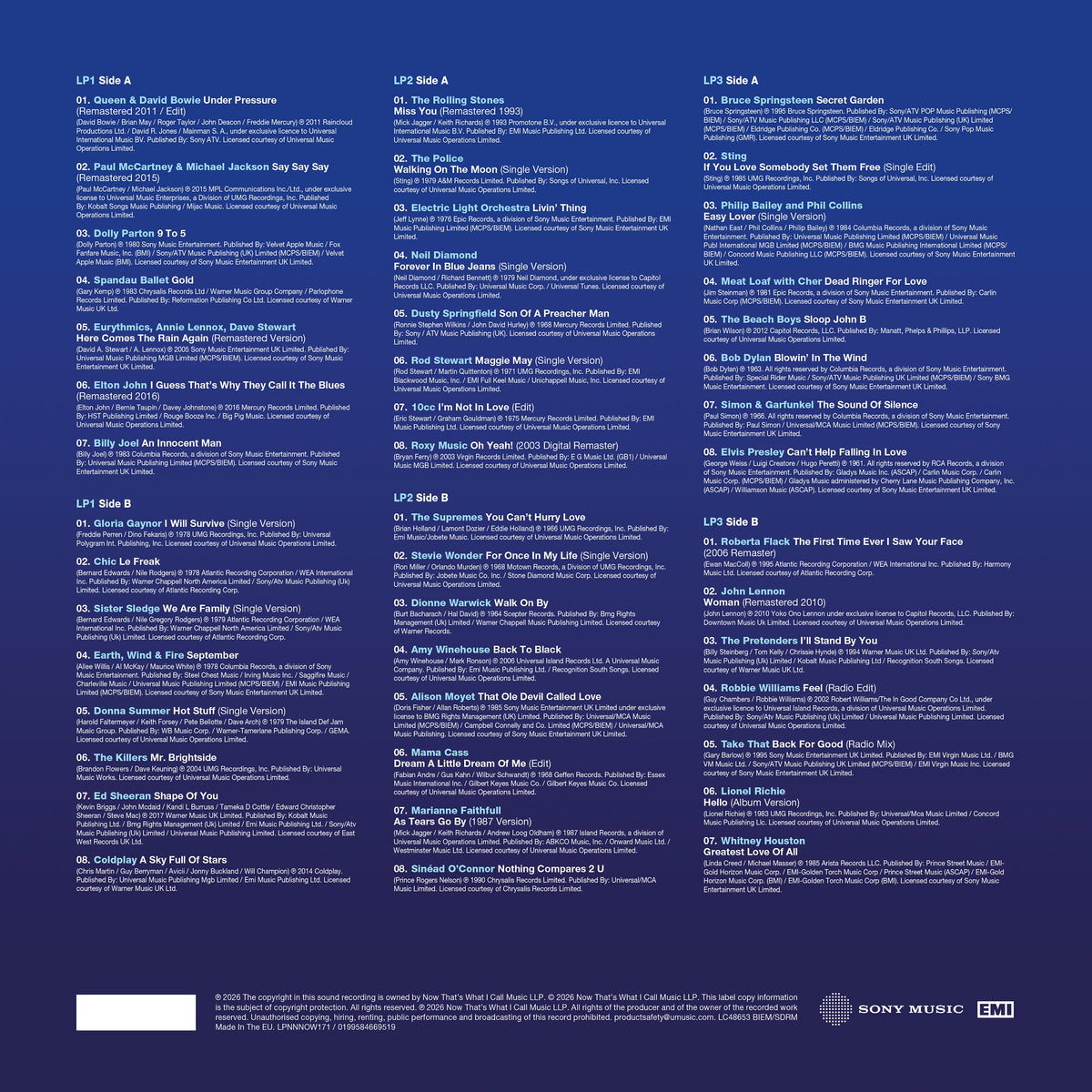 Various - NOW - Legends (Silver 3LP) [VINYL]