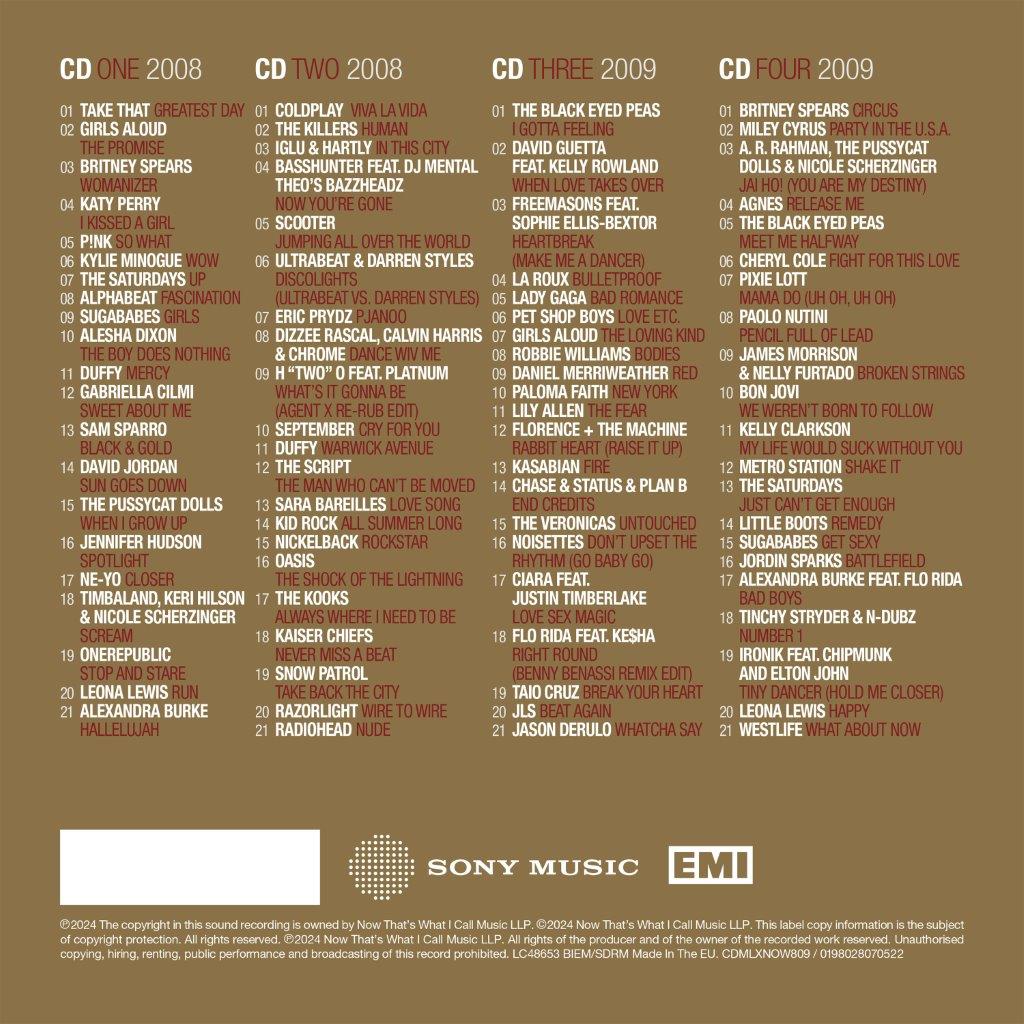 VARIOUS - NOW - MILLENIUM 2008 - 2009 (Deluxe) [CD]