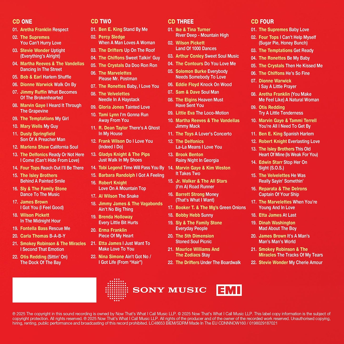 Various - NOW Thats What I Call 60s Soul [CD]