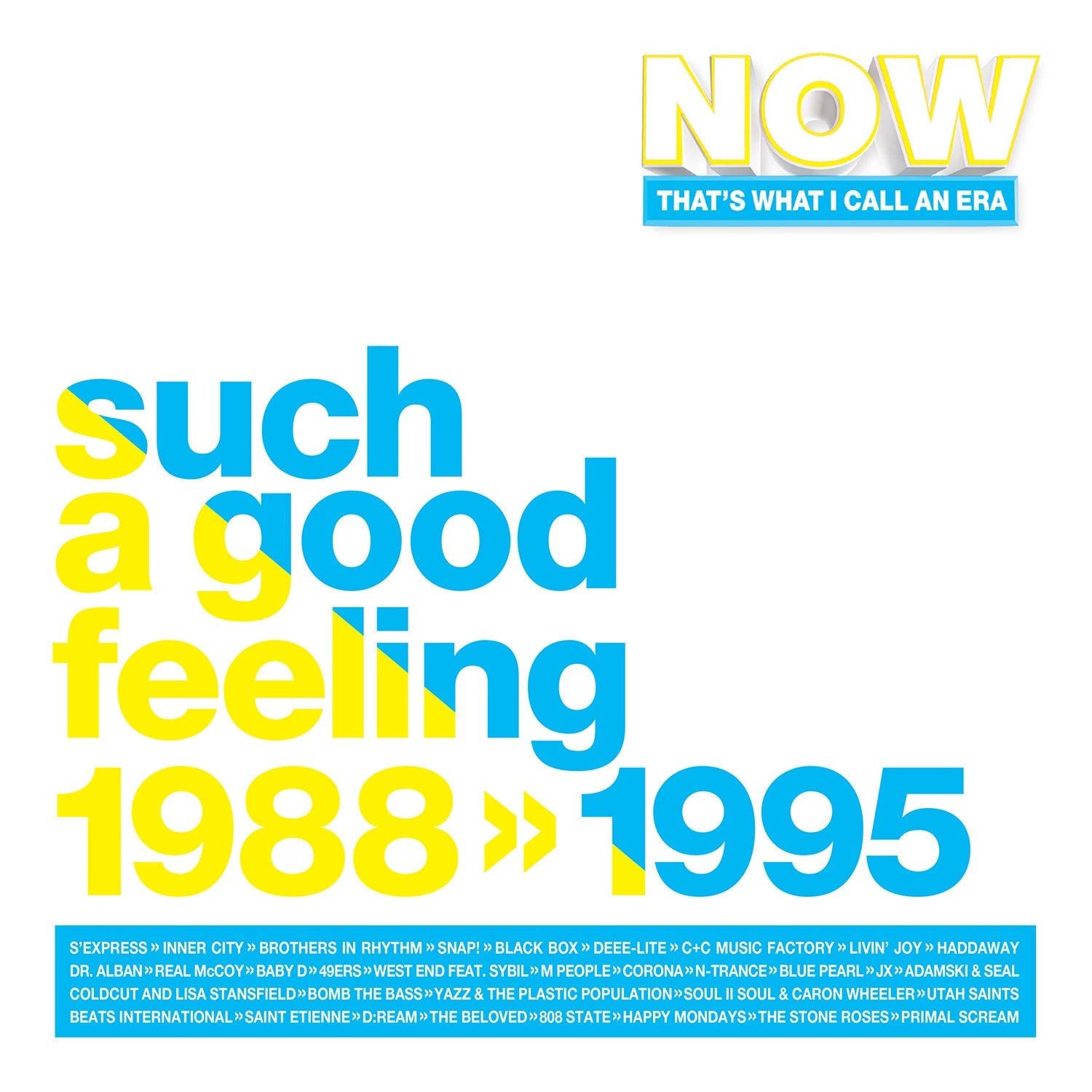 CD cover for “NOW That’s What I Call An Era 88-96” compilation.