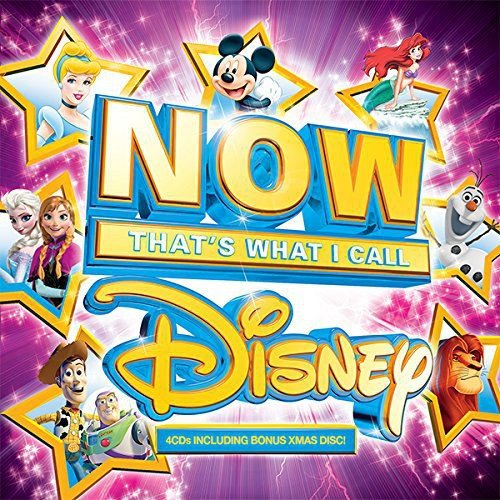 CD cover featuring Disney characters like Mickey, Elsa, and Woody.