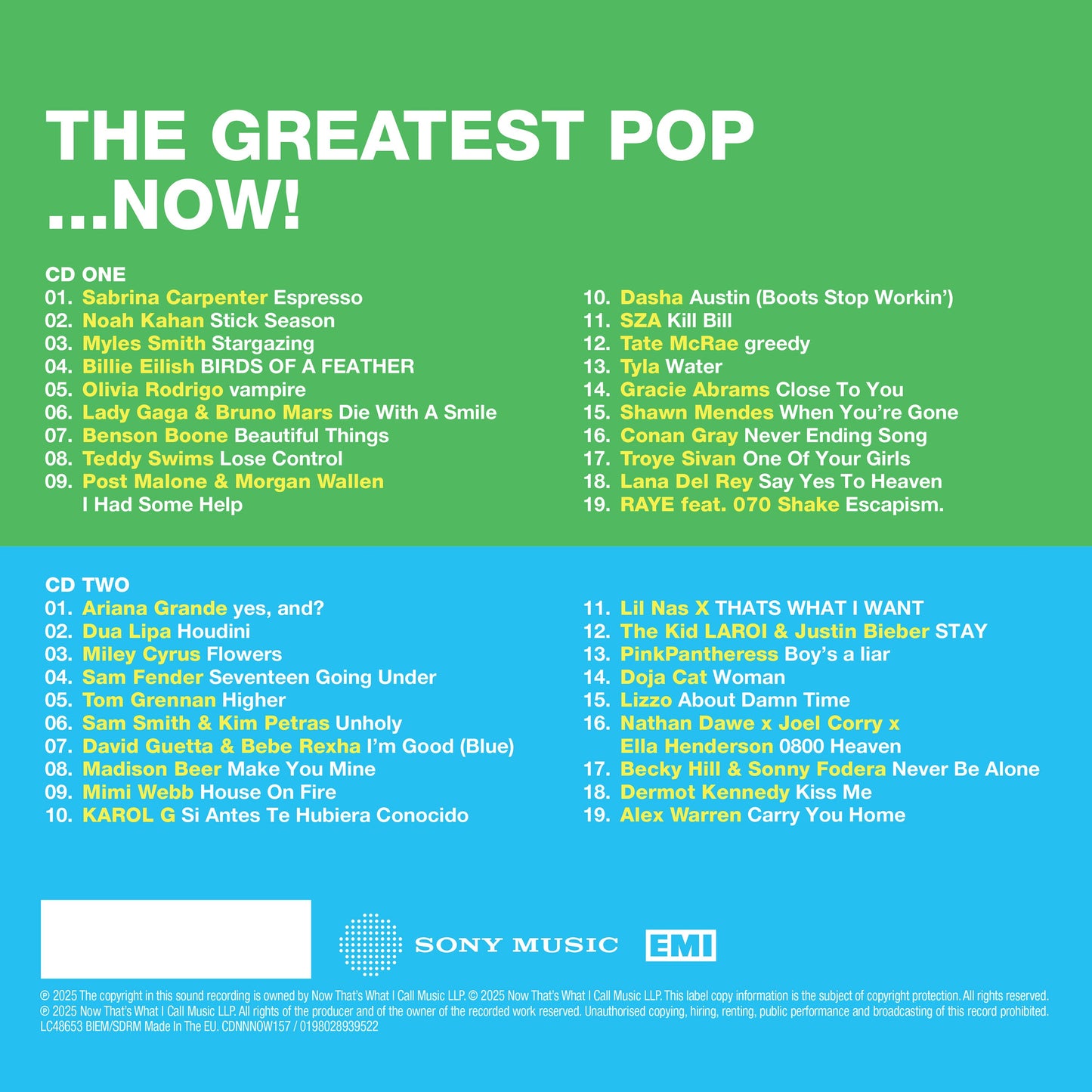 Various - NOW Thats What I Call…POP! [CD]