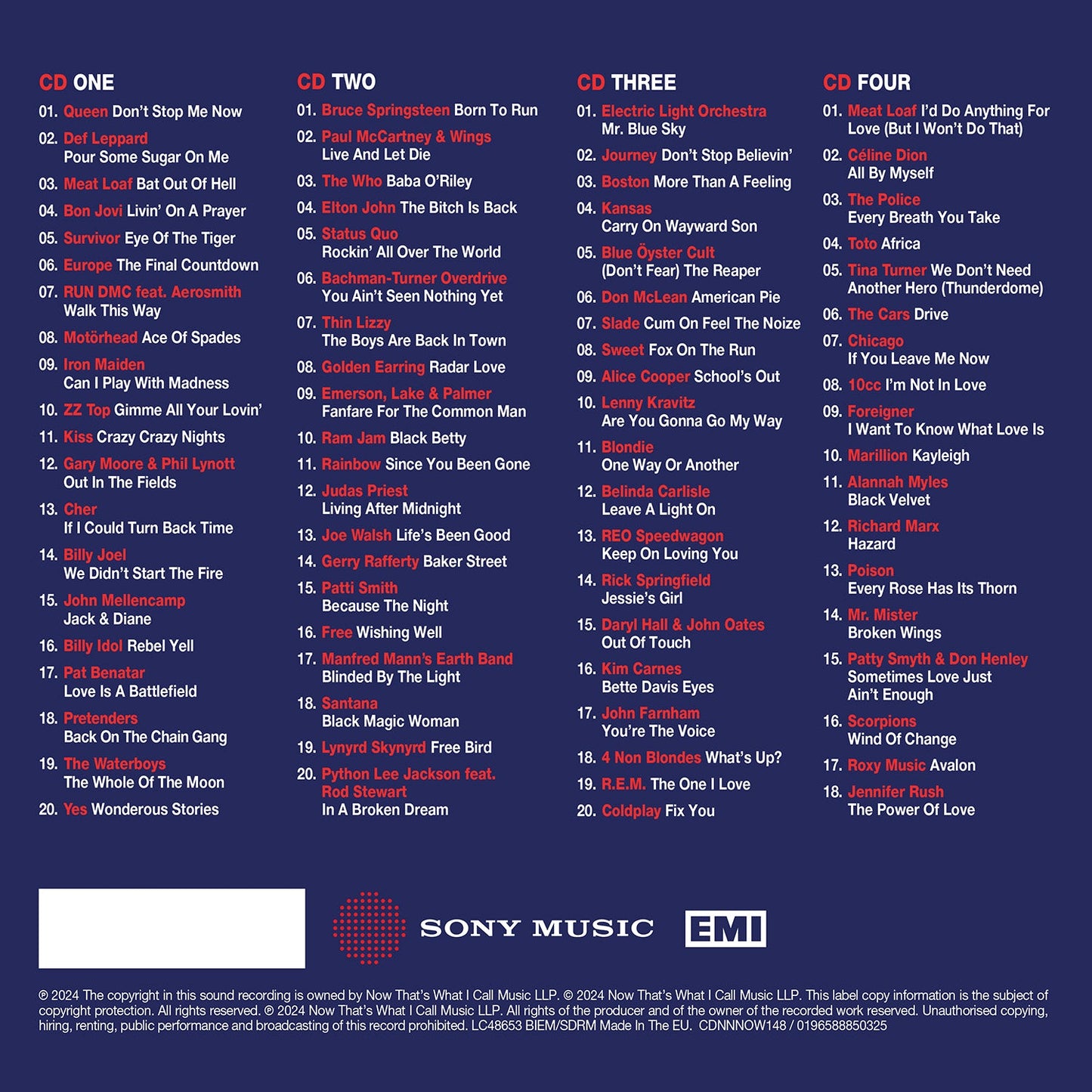Various - NOW That’s What I Call Rock Anthems [CD]