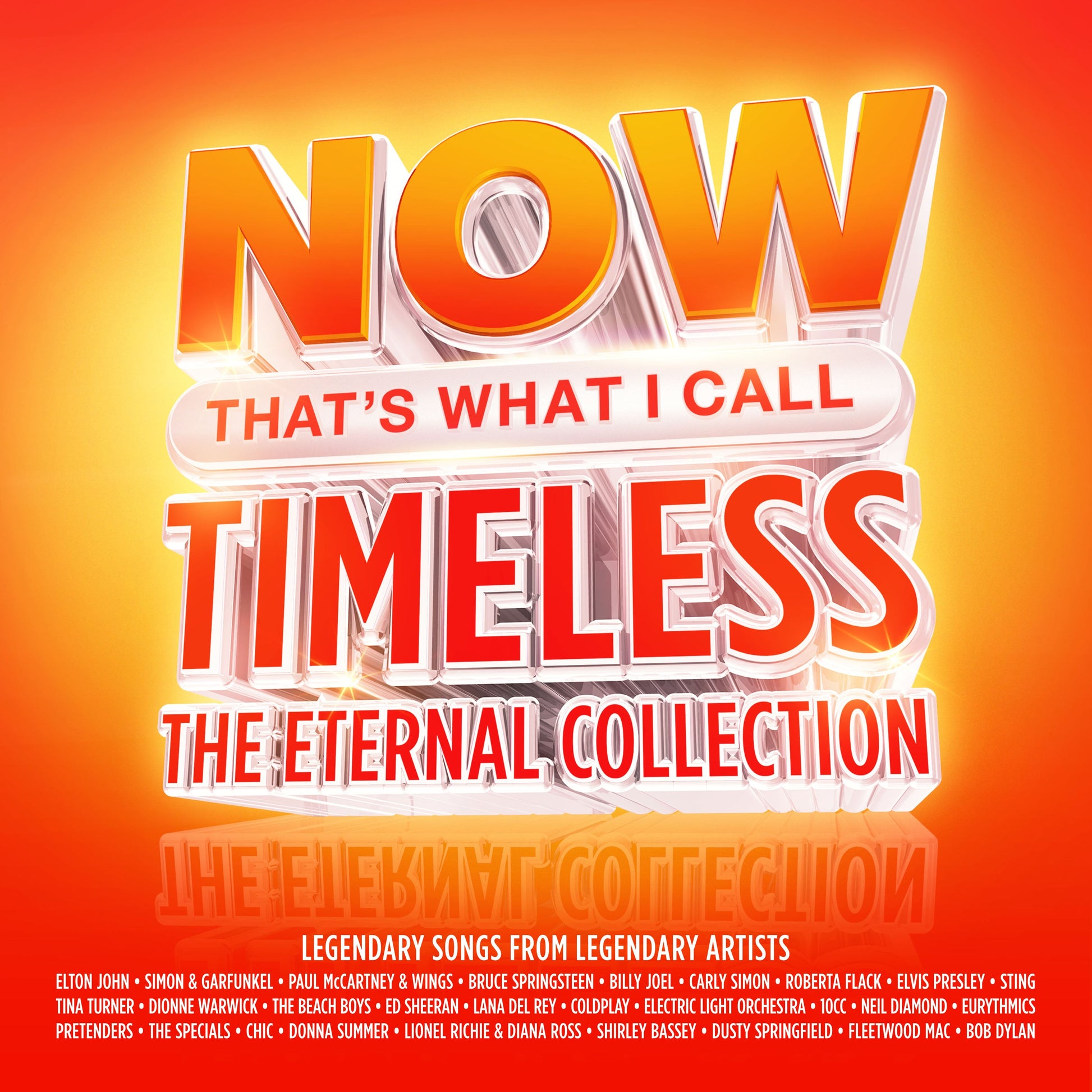 CD cover for “NOW That’s What I Call Timeless Eternal Collection.”