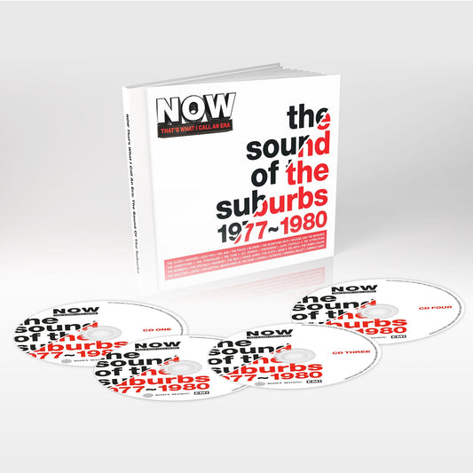 CD cover for “NOW The Sound Of The Suburbs 77-80” compilation.