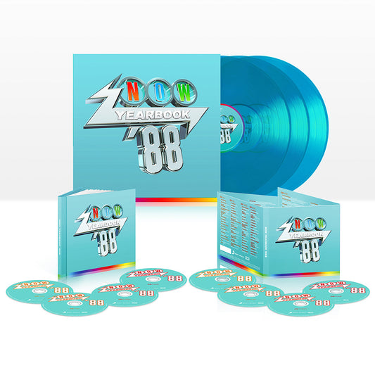 “NOW Yearbook ‘88” 3LP vinyl box set with records and sleeves.
