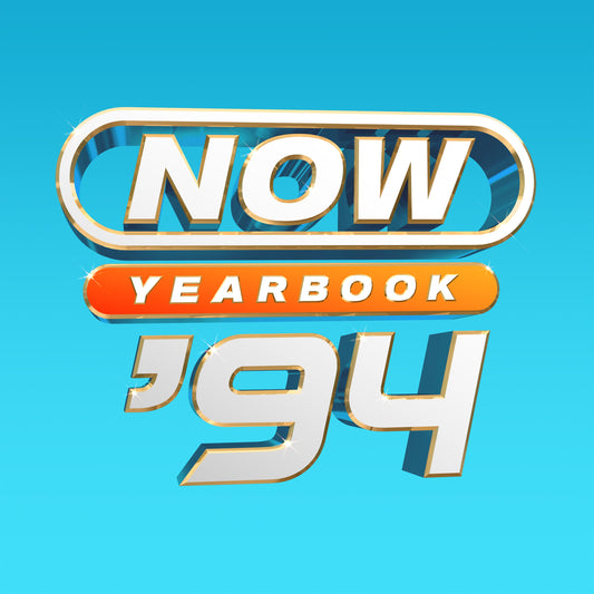 NOW Yearbook '94" album cover with blue and orange 3D text.
