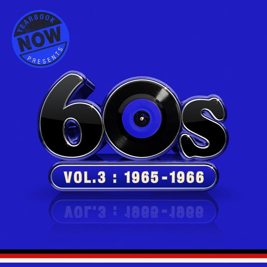 CD cover for “NOW Yearbook The 60s Volume 3: 1965-1966” with vinyl record.