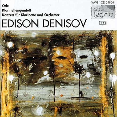 CD cover for "Ode/Klarinettenquintett" featuring abstract expressionist painting.