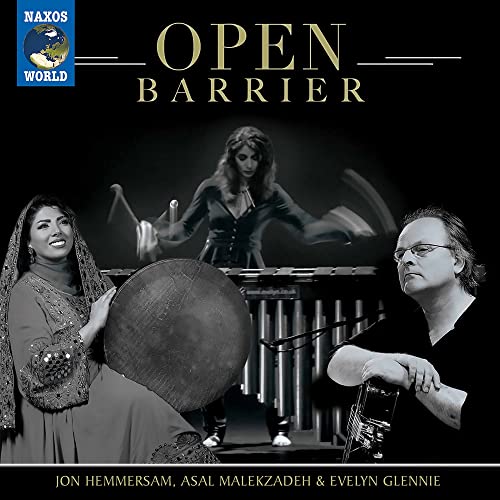 CD cover featuring three musicians with percussion instruments.