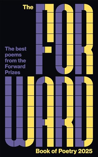 Book cover with the word FORWARD in large, grid-patterned yellow and purple letters.