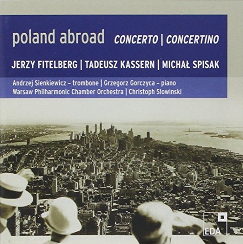 CD cover: "Poland Abroad" with a vintage cityscape and musicians.