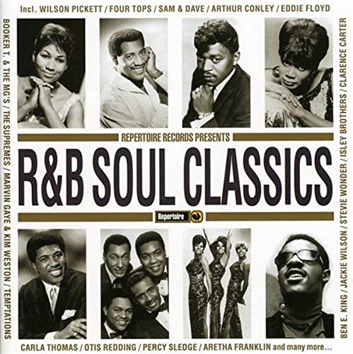 CD cover featuring portraits of multiple classic R&B and soul artists.