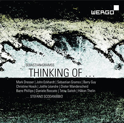 CD cover for "Thinking Of..." by Sebastian Gramss, abstract grey design.