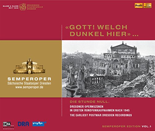 CD cover for “Semperoper Edition Vol.1” featuring Dresden opera house imagery.