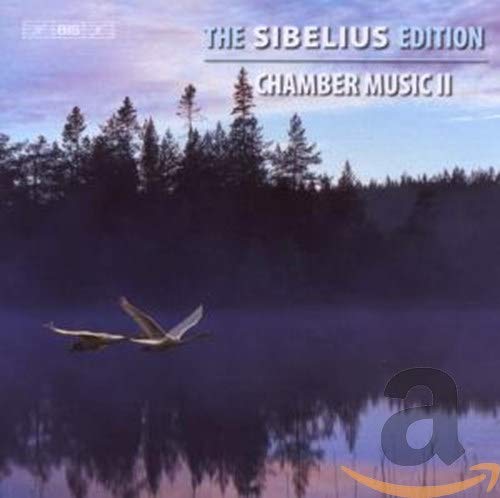 CD cover: forest, lake, birds in flight, and text “The Sibelius Edition”.