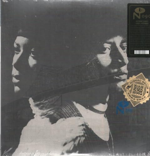 Black and white vinyl record cover featuring overlapping portraits of a man.