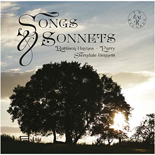 CD cover: "Songs & Sonnets" with a landscape and ornate title text.