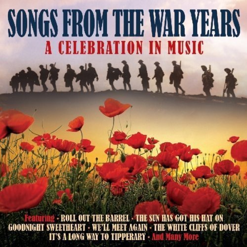 CD cover: soldiers silhouetted against a sunset with red poppies.