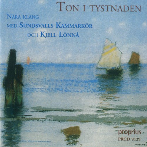 CD cover featuring a painting of sailboats on water with Swedish text overlay.