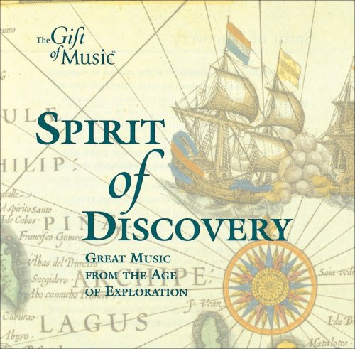 CD cover: historical map background, sailing ship, compass rose, text.