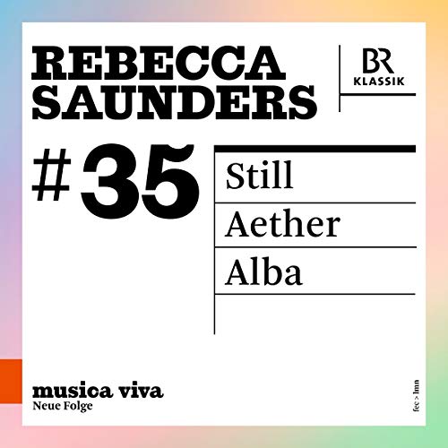 CD cover: black and white text with "Still, Aether, Alba" listed.