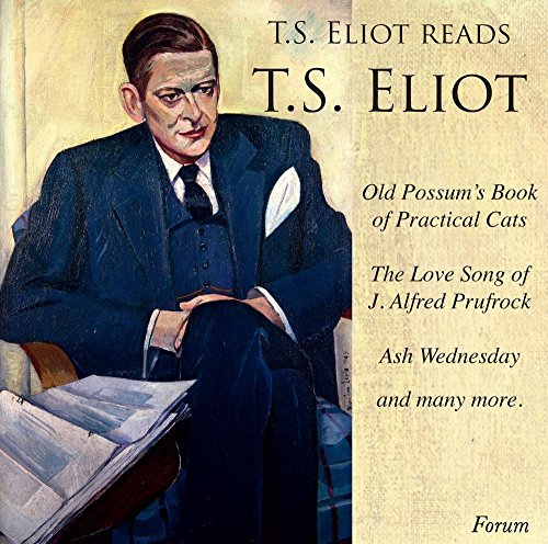 CD cover featuring a painted portrait of T.S. Eliot.