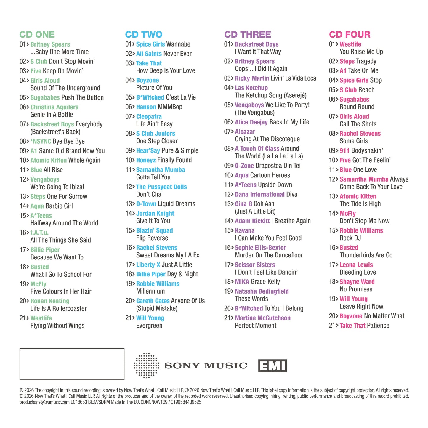 Various - Thats What I Call An ERA: 1996-2007 [CD]