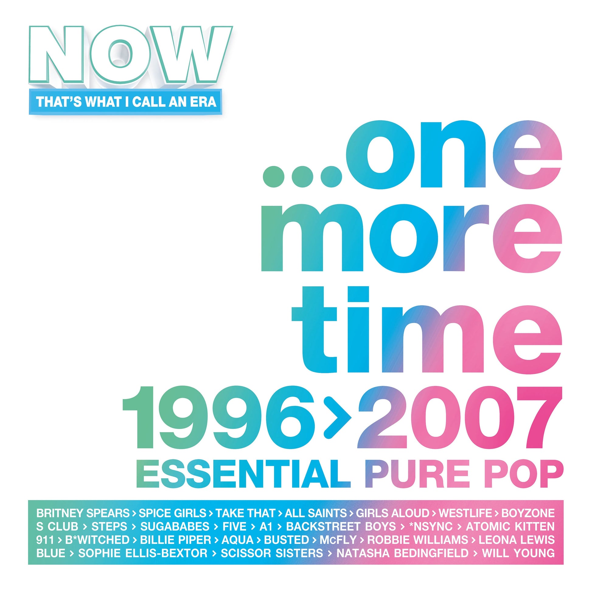 CD cover for “Thats What I Call An ERA: 1996-2007” with artist names.