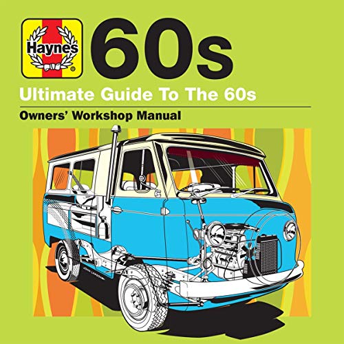 CD cover for “The 60s” featuring a cutaway illustration of a blue VW bus.