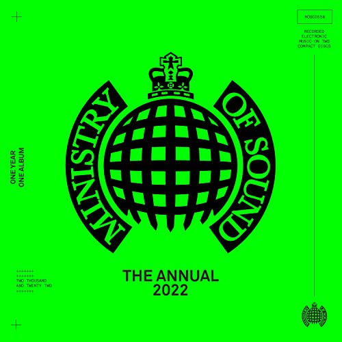 Bright green CD cover with a black Ministry of Sound logo and text.