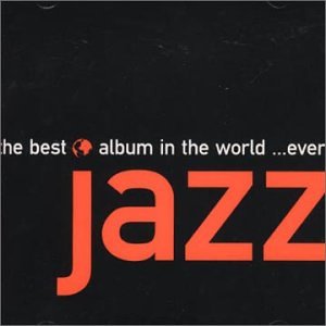 CD cover with large orange “Jazz” text on a black, textured background.