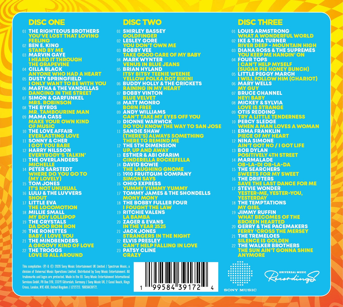 Various - The Hits Album - 60s Car Songs [CD]