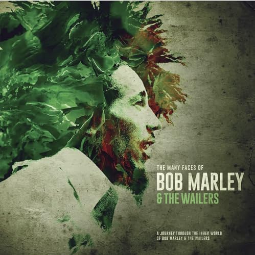 Album cover featuring a stylized portrait of Bob Marley with green and red accents.