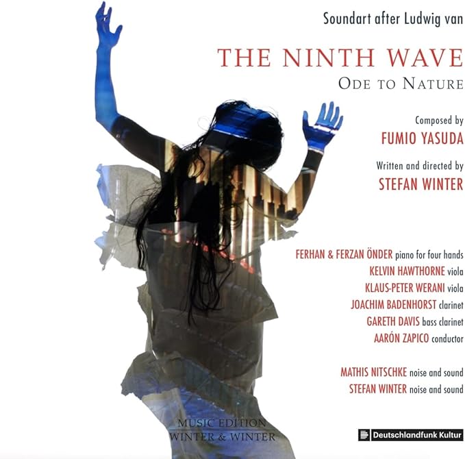 CD cover for "The Ninth Wave - Ode To Nature" featuring a silhouetted figure.