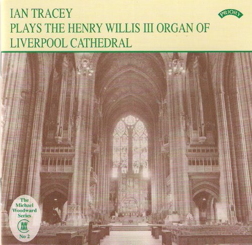 CD cover depicting the interior of Liverpool Cathedral with a large organ.