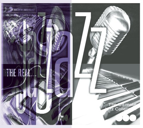 CD cover for “The Real… Jazz” featuring a microphone and piano keys.