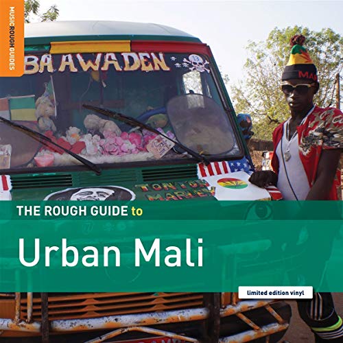 Vinyl album cover featuring a decorated truck and a man in Mali.
