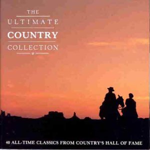 CD cover featuring silhouettes of people on horses against an orange sunset sky.