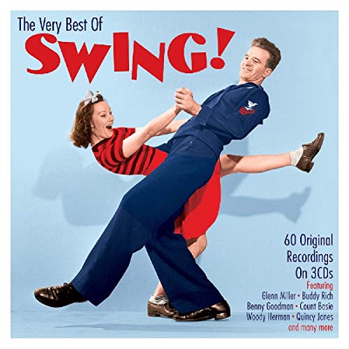 CD cover: Couple dancing swing, text reads "The Very Best Of Swing!".