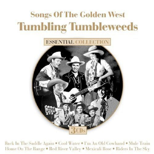 CD cover: "Tumbling Tumbleweeds" with vintage cowboy imagery and tracklist.