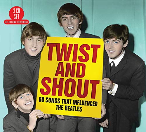 The Beatles with a yellow “Twist And Shout” sign, 3CD set.