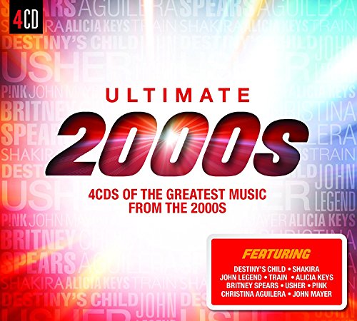 CD cover for “Ultimate 2000s” compilation, featuring artist names in red.