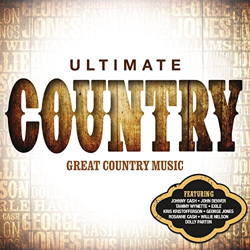 CD cover for “Ultimate Country” compilation featuring country music artists.