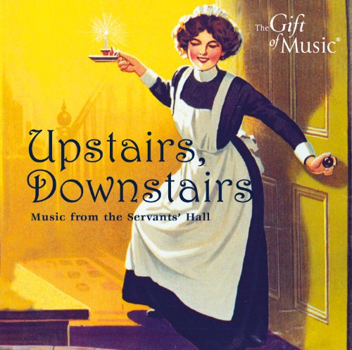 CD cover for “Upstairs, Downstairs” featuring a maid with a tray.