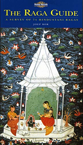CD cover for "The Raga Guide" featuring a painted Indian architectural scene.